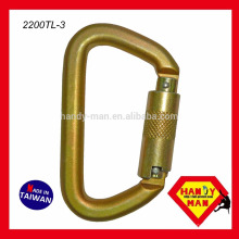 Galvanisierter Stahl Captive Pin Typ D ANSI 50kN Karabiner